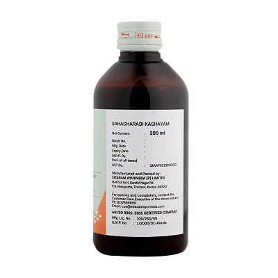Sitaram Ayurveda Sahacharadi Kashayam - 200 ML