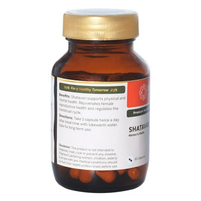Sitaram Ayurveda Shatavari Capsules - 60 Caps