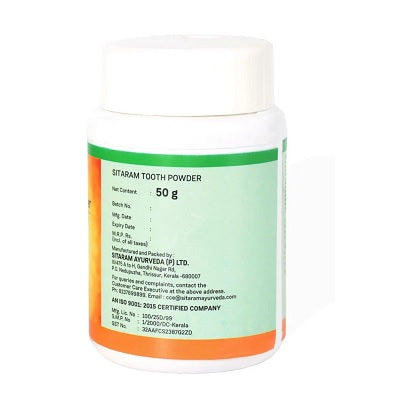 Sitaram Ayurveda Sitaram Tooth Powder - 50 GM