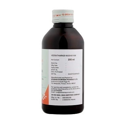 Sitaram Ayurveda Veeratharadi Kashayam - 200 ML