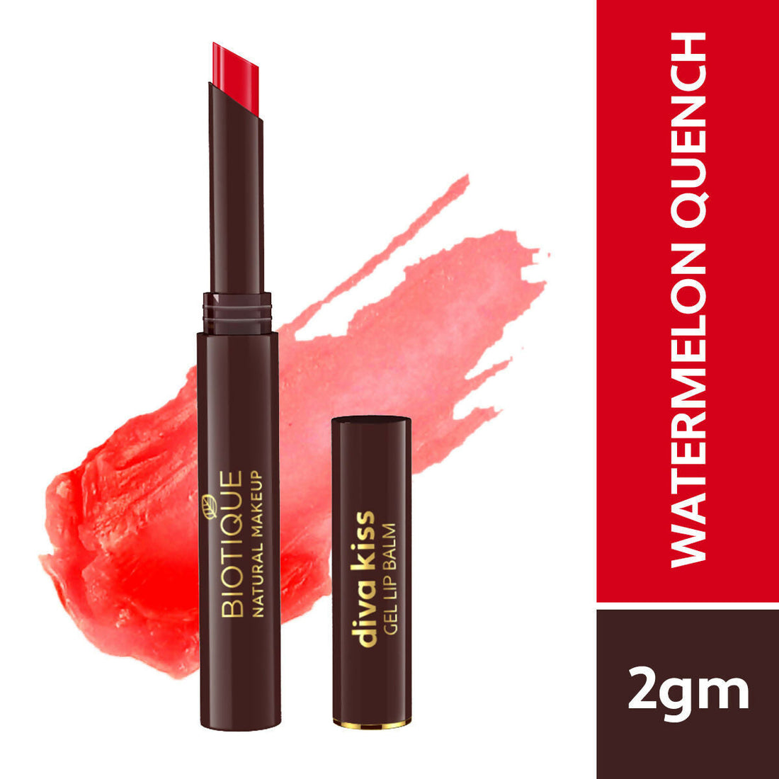 Biotique Diva Kiss Gel Lip Balm - Watermelon Quench-R109 - 2 GM