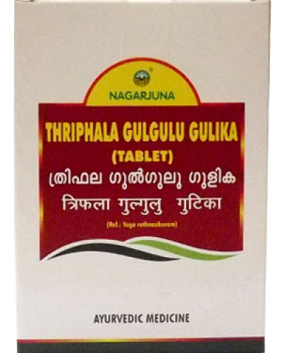 Nagarjuna Thriphala Gulgulu Gulika Tablet - 100 Tabs