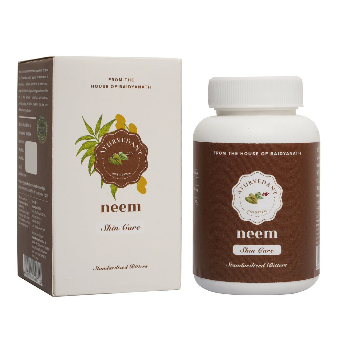 Baidyanath Jhansi Ayurvedant Neem Tablets - 60 Tabs