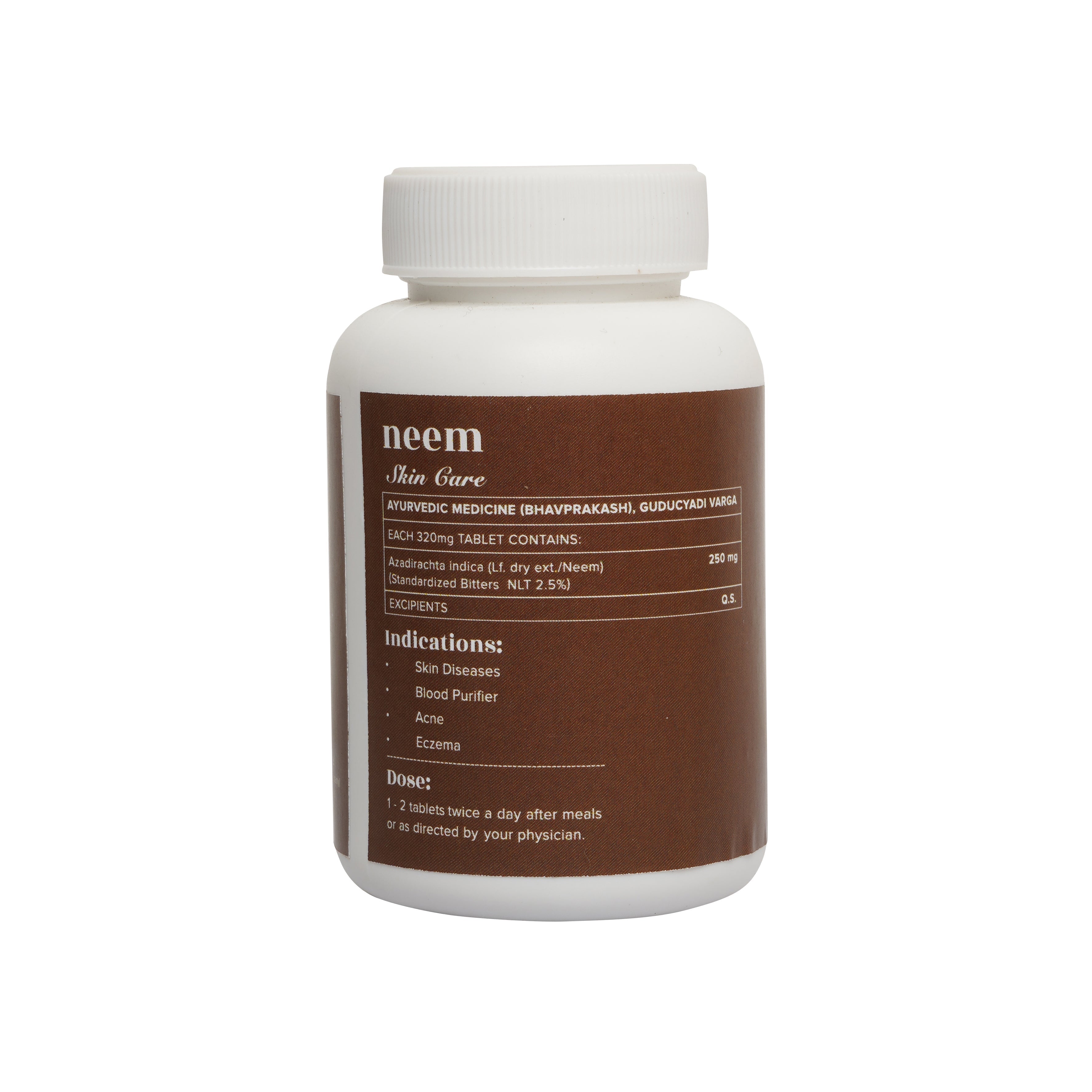 Baidyanath Jhansi Ayurvedant Neem Tablets - 60 Tabs