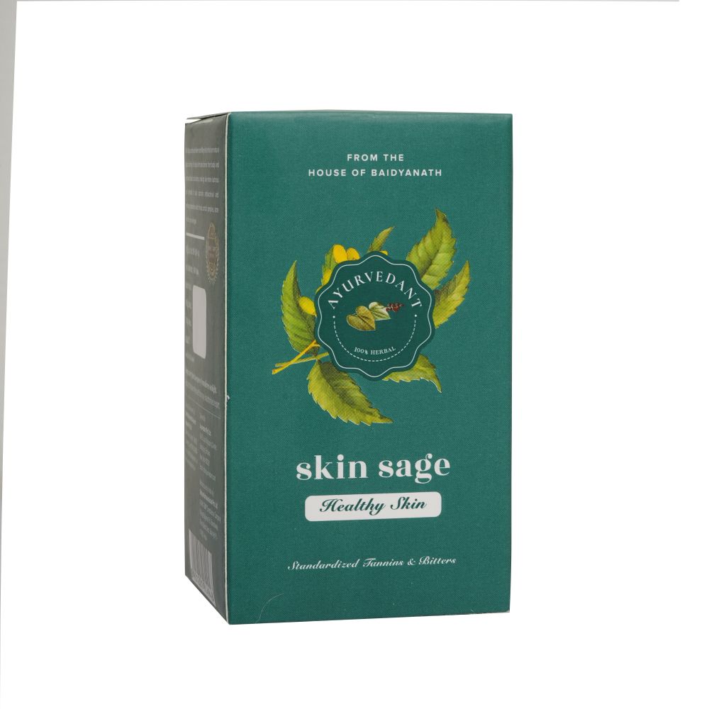Baidyanath Jhansi Ayurvedant Skin Sage Capsules - 60 Caps