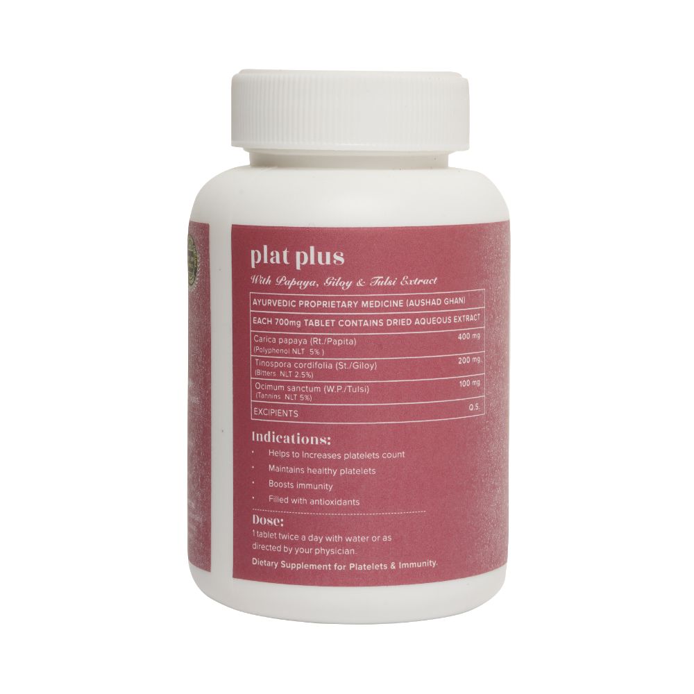 Baidyanath Jhansi Ayurvedant Plat Plus Tablets - 30 Tabs