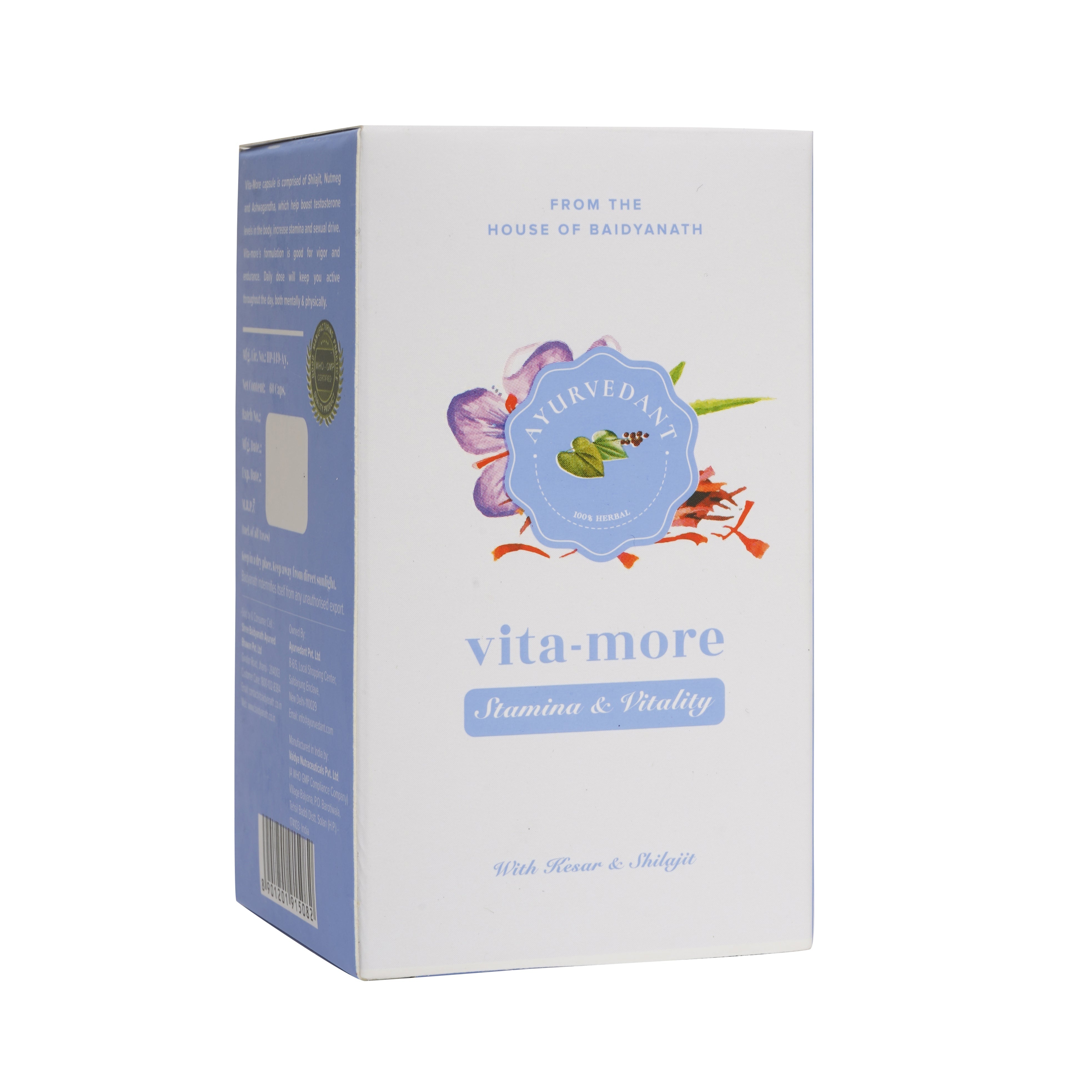 Baidyanath Jhansi Ayurvedant Vita More Capsules - 60 Caps