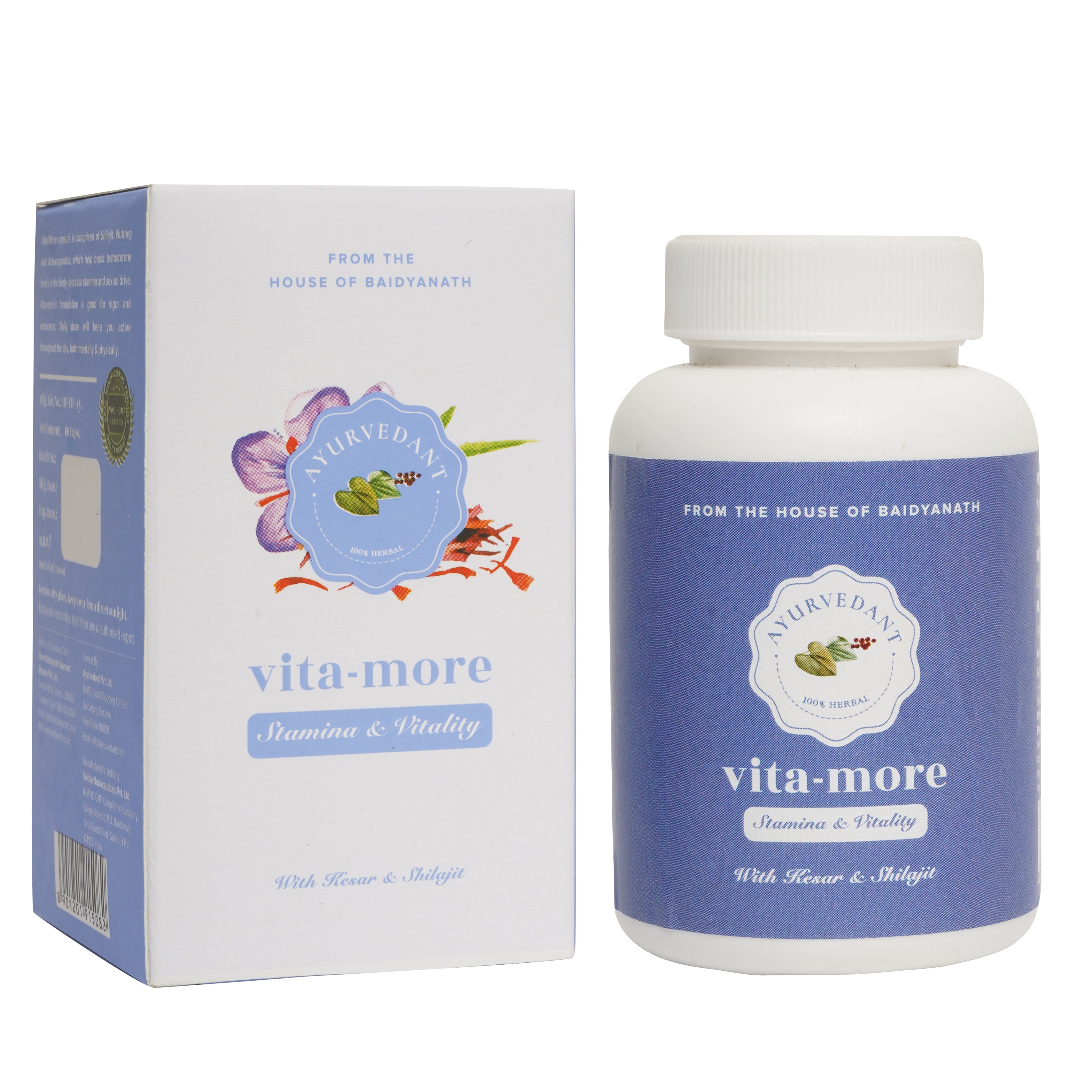 Baidyanath Jhansi Ayurvedant Vita More Capsules - 60 Caps