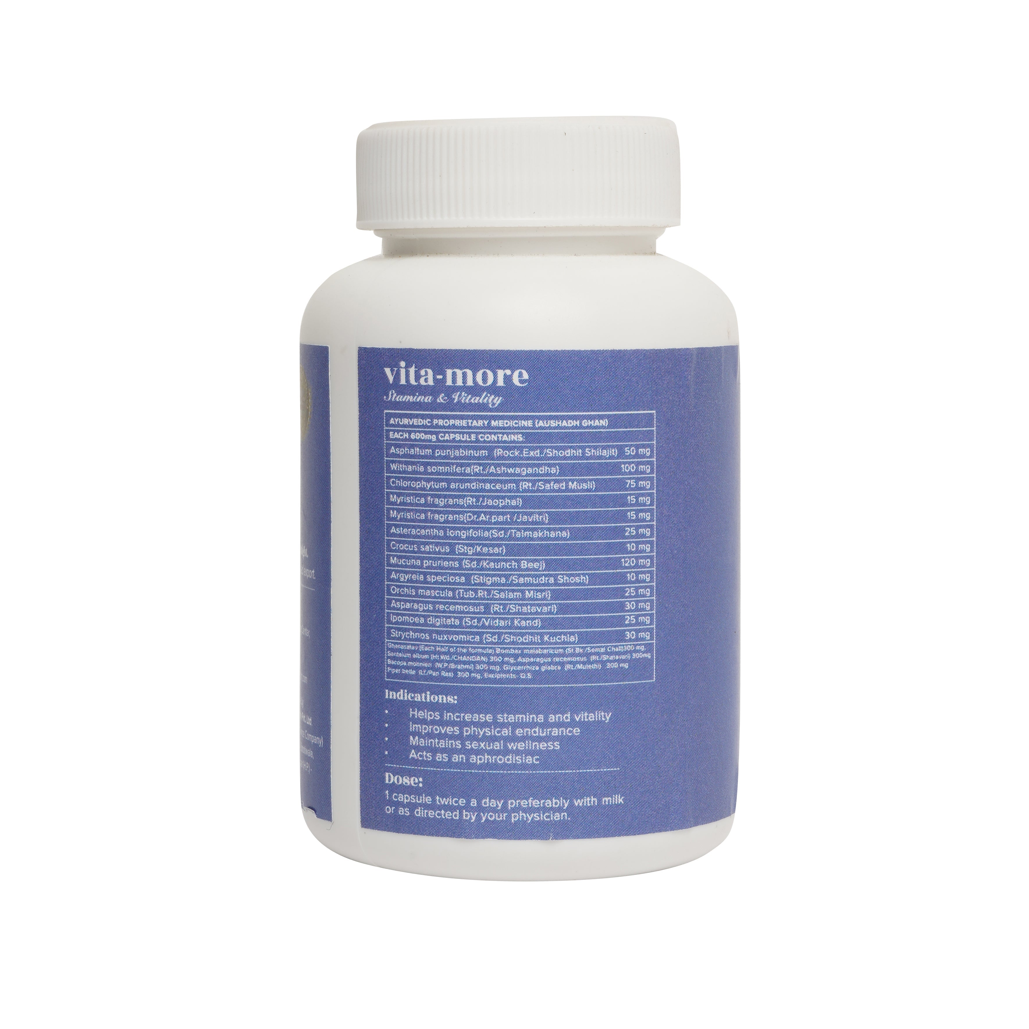 Baidyanath Jhansi Ayurvedant Vita More Capsules - 60 Caps