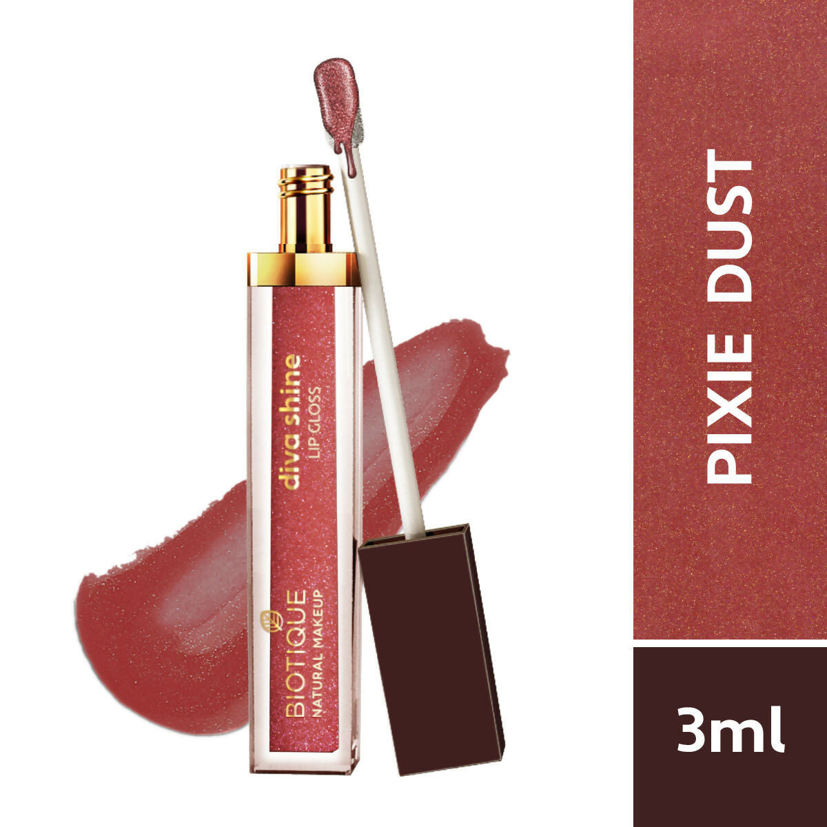 Biotique Diva Shine Lip Gloss - Pixie Dust - 3 ML