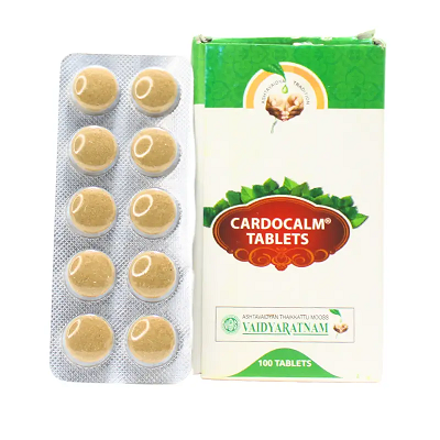 Vaidyaratnam Cardocalm Tablets - 100 Nos