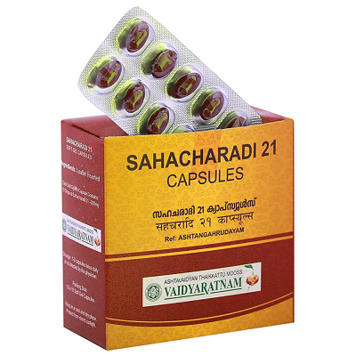 Vaidyaratnam 21 Sahacharadi Soft Gel Capsule - 100 Nos