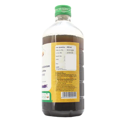 Vaidyaratnam Aragwadhasavam - 450 ML