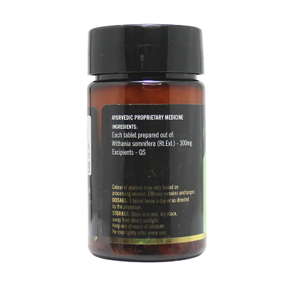 Vaidyaratnam Aswagandha Tablet - 60 Tabs