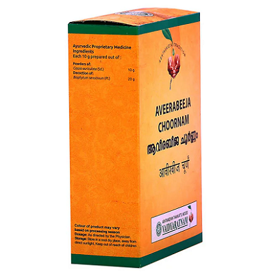 Vaidyaratnam Aveerabeeja Choornam - 100 GM