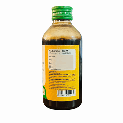 Vaidyaratnam Bhadradarvadi Kashayam - 200 ML