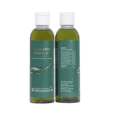 Vaidyaratnam Brahmi Thailam - 200 ML