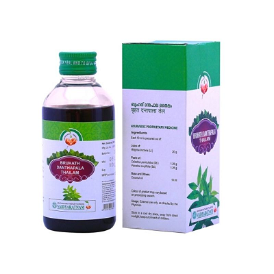 Vaidyaratnam Bruhath Danthapala Thailam - 200 ML