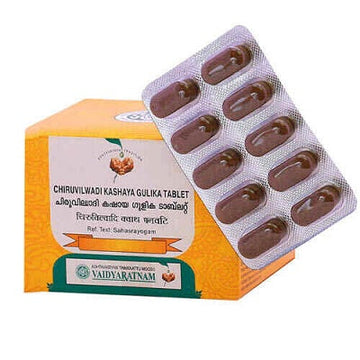 Vaidyaratnam Chiruvilwadi Kashaya Gulika Tablet - 100 Nos