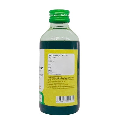 Vaidyaratnam Dhurdhoorapathradi Kera Thailam - 200 ML