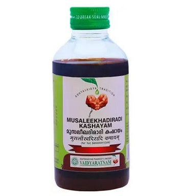 Vaidyaratnam Musaleekhadiradi Kashayam - 200 ML