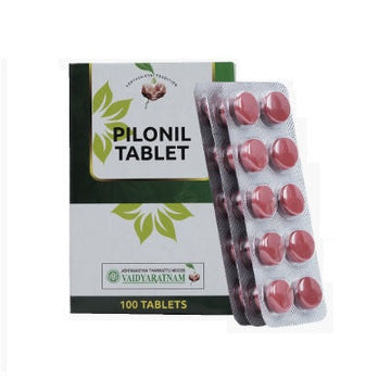 Vaidyaratnam Pilonil Tablets - 100 Nos