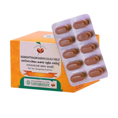 Vaidyaratnam Rasnasapthakam Kashaya Tablet - 100 Nos