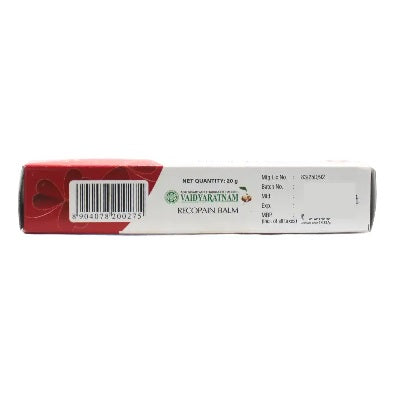 Vaidyaratnam Recopain Balm - 20 GM