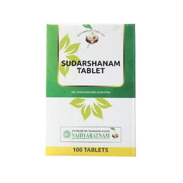 Vaidyaratnam Sudarshanam Gulika Tablets - 100 Nos