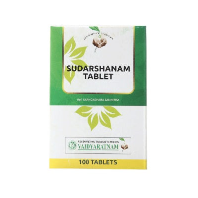Vaidyaratnam Sudarshanam Gulika Tablets - 100 Nos