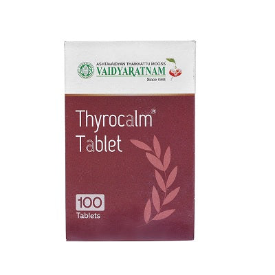 Vaidyaratnam Thyrocalm Tablet - 100 Nos