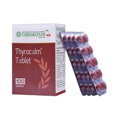 Vaidyaratnam Thyrocalm Tablet - 100 Nos