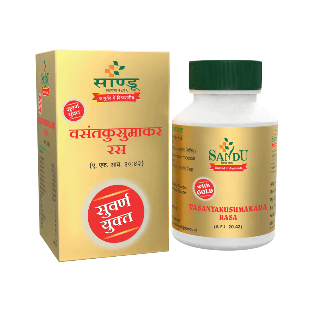Sandu Vasant Kusumakar Ras Tablets - 10 Tablets