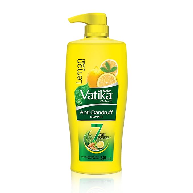 Dabur Vatika Lemon Anti Dandruff Shampoo