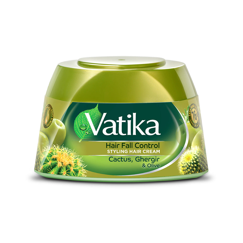Dabur Vatika Naturals Hair Fall Control Styling Hair Cream - 140 ML