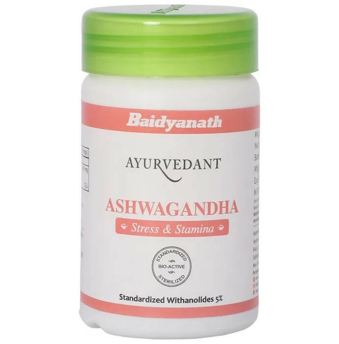Baidyanath Jhansi Ayuvedant Ashwagandha Tablets - 60 Tabs