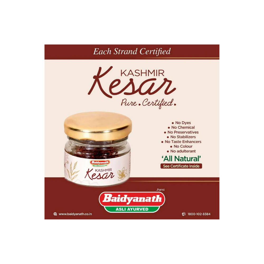 Baidyanath Jhansi Kashmir Kesar - 1 GM