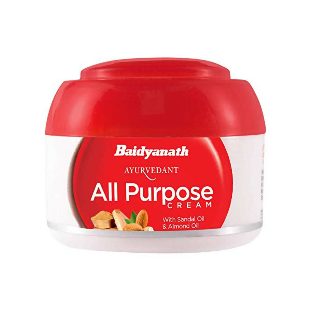 Baidyanath Jhansi Ayurvedant All Purpose Cream With Sandal Oil & Almond Oil - 100 ML