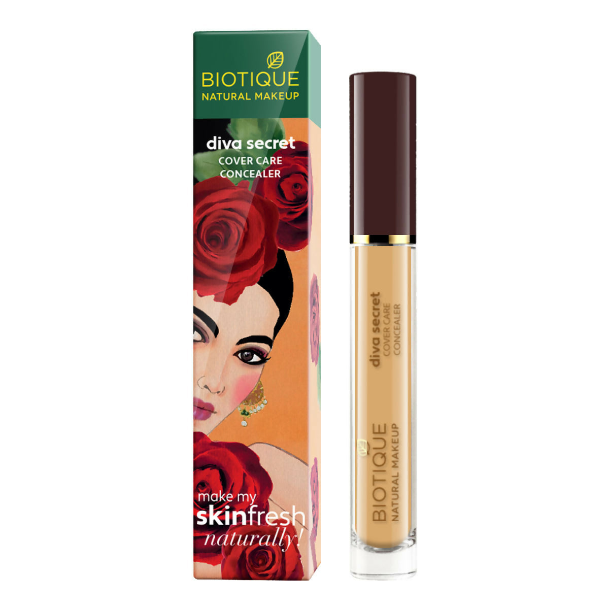 Biotique Diva Secret Cover Care Concealer - Golden Honey - 3.5 ML