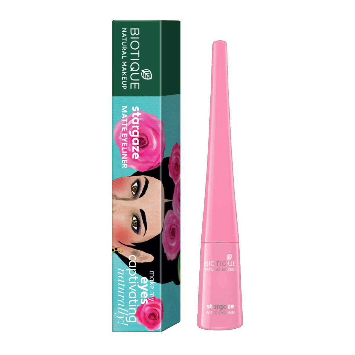 Biotique Stargaze Matte Eye Liner - Charcoal Black - 3 5 ML