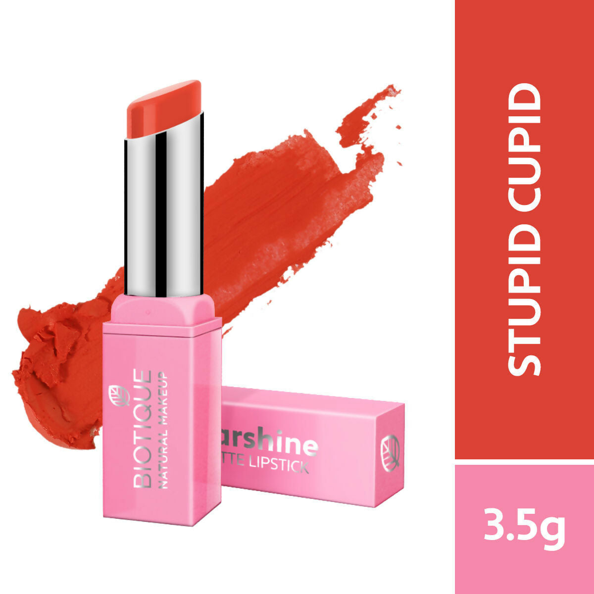 Biotique Starshine Matte Lipstick - Stupid Cupid - 3.5 GM