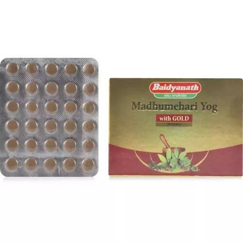 Baidyanath Jhansi Madhumehari Yog With Gold Tablets - 30 Tabs