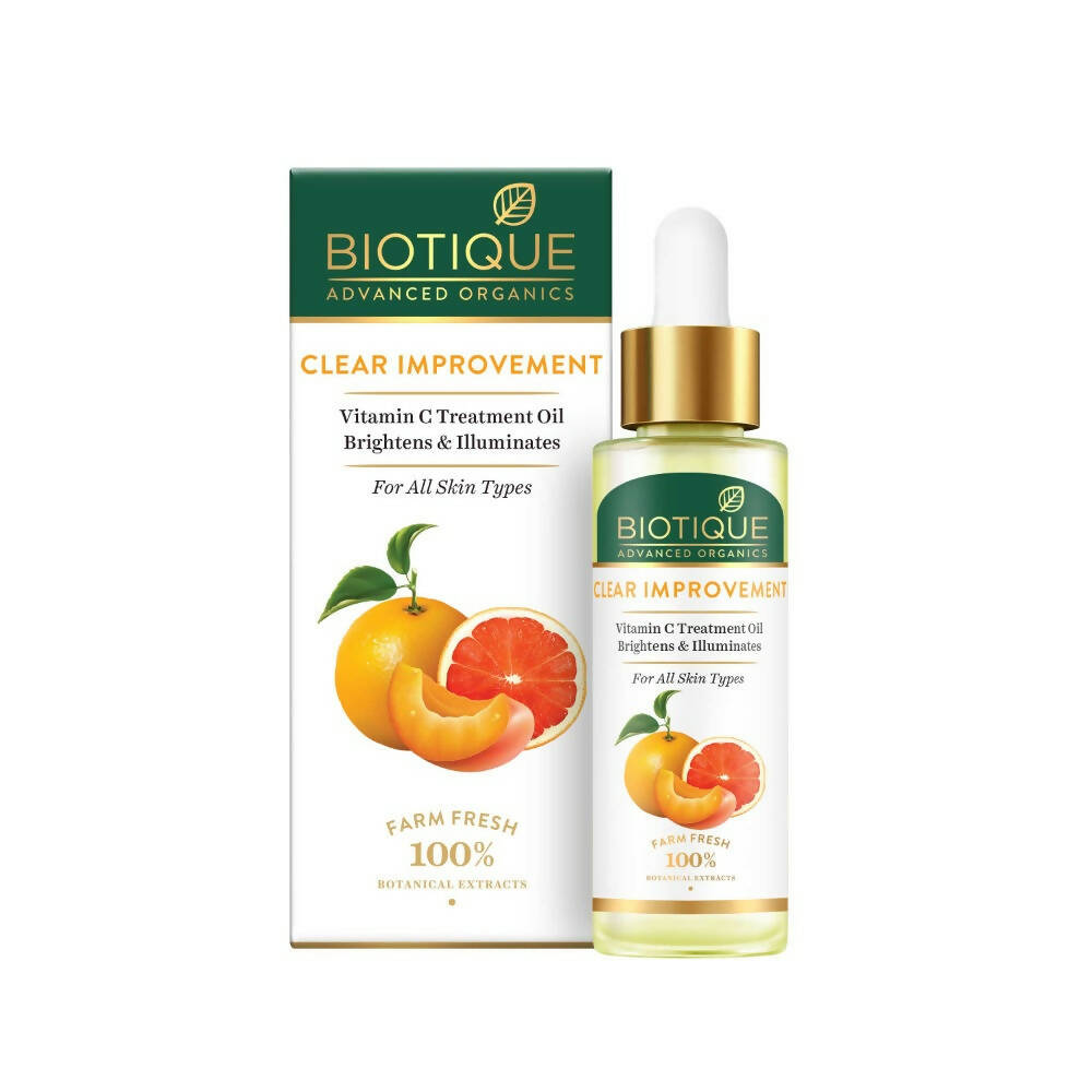 Biotique Advanced Organics Clear Improvement Vitamin C Treatment Oil - 30 ML