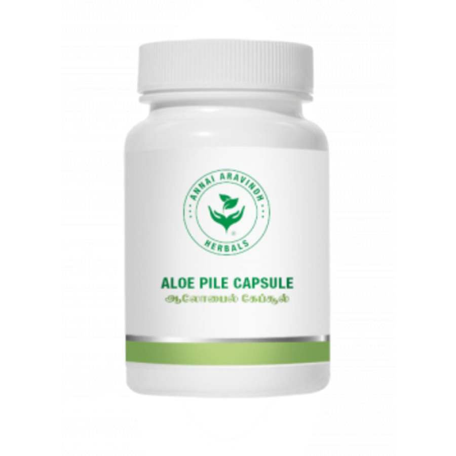 Annai Aravindh Herbals Aloe Pile Capsules