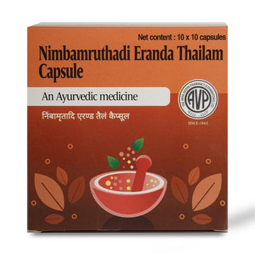 AVP Nimbamruthadi Eranda Thailam Capsule
