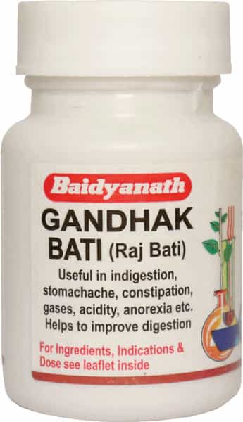 Baidyanath Raj Bati (Gandhak Bati) - 60 Tabs