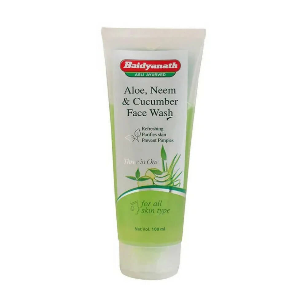 Baidyanath Jhansi Aloe, Neem & Cucumber Face Wash - 100 ML