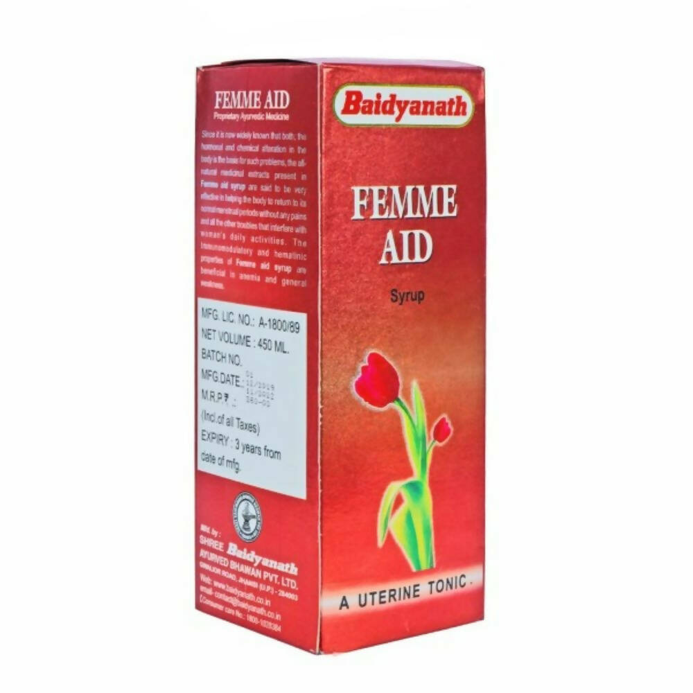 Baidyanath Jhansi Femme Aid Syrup - 450 ML