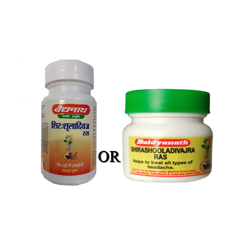 Baidyanath Jhansi Shirashooladivajra Ras - 40 Tabs