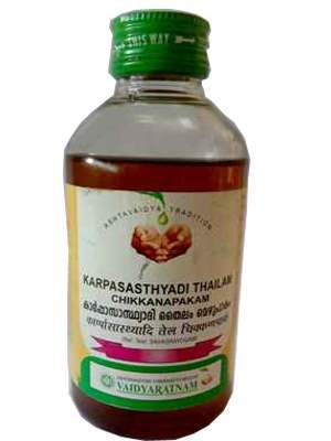 Vaidyaratnam Karpasasthyadi Thailam Chikkanapakam